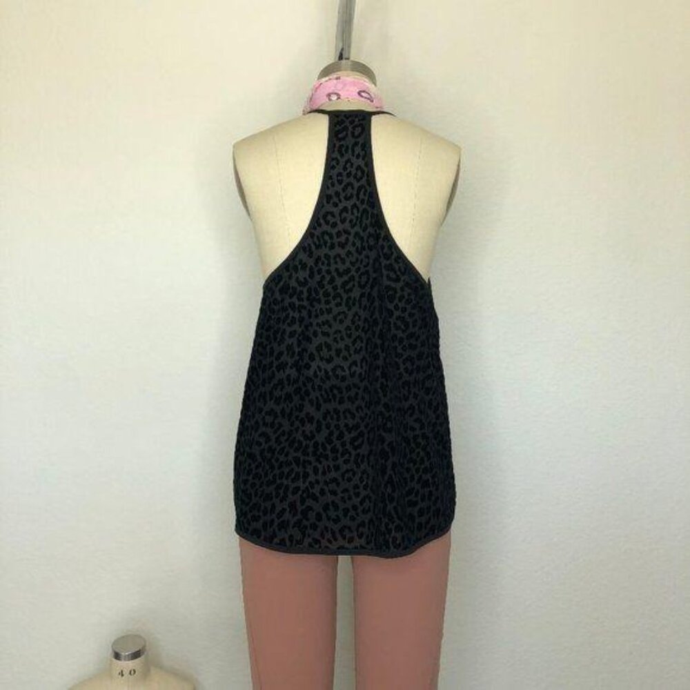 Kate Spade Leopard Print Mesh Tank Active Racerbac - Picture 2 of 6